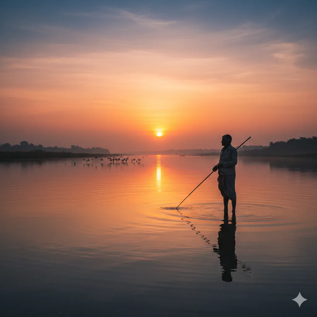 Solitude at Sunrise by artist three