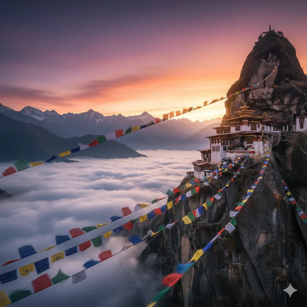 The Cliffside Sanctuary by artist three