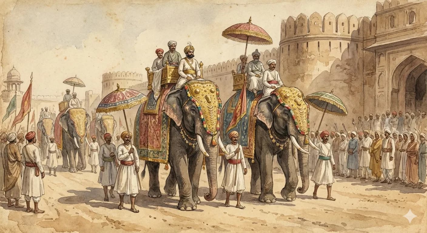 The Royal Procession by artist four