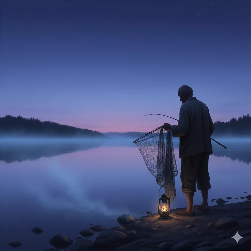 The Night Fisherman's Vigil by artist four